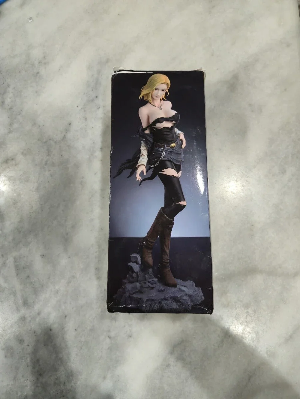Dragon Ball Android 18 Figure With 2 Face Parts Dragon Ball 12' (Damaged Box)
